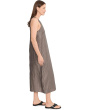 Organic Linen Sheen Full Length Dress