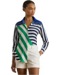 Classic Fit Striped Crepe Shirt