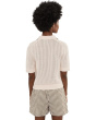 Mesh Polo Sweater