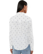 Long Sleeve Button Front Shirt with High Low Hem