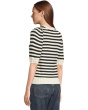Rosanna Striped Puff Sleeve Sweater
