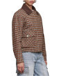 Oversized Tweed Bomber Jacket