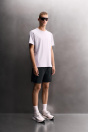 Zara 9"ТРЕНИРОВОЧНЫЕ ШОРТЫ черного цвета