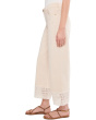 Mid-Rise Stride Wide Leg Pant With Lace Trim 27" Inseam