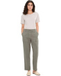 Garment Dyed Utility Cotton Tapered Ankle Pants