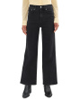 Madewell Женские джинсы с широкими штанинами черного цвета Frost