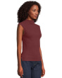 Mock Neck Cotton Rib Top