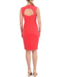 Stretch Crepe Bodycon With Open Back