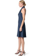 Charmeuse Halter Cocktail Dress