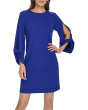 Scuba Crepe Keyhole Sleeve