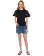 Short Sleeve Combo Cotton Trim Sleeve