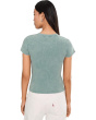 Sunwashed Cap Sleeve V-Neck