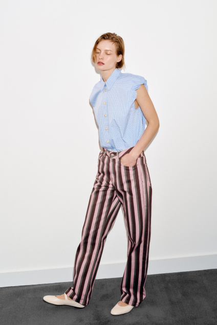 Zara БАЛЕРИНА ИЗ МЯГКОЙ КОЖИ 525947338-001-35