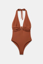 Zara КУПАЛЬНИК НА БРЕТЕЛЬКАХ С МЕТАЛЛИЧЕСКИМИ ДЕТАЛЯМИ 497591613-732-1