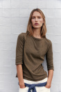 Zara ДВУСТОРОННЯЯ ФУТБОЛКА коричневого цвета