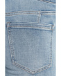 Petite Mid-Rise Gia Glider Pull-On Crop Flare with Tulip Back Slit