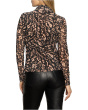 Long Sleeve Mesh Mock