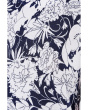 Floral Cotton-Blend Short Sleeve Sweater