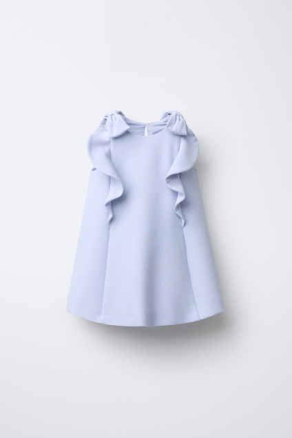 Zara ПЛАТЬЕ С ВОЛАНАМИ И бантами 495698393-423-18