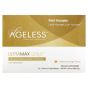Ageless Foundation Laboratories, UltraMax Gold, улучшенная формула омоложения с альфатрофином, со вкусом валенсийского апельсина, 22 пакетика по 17,4 г каждый