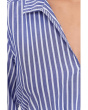 Sunlit Stripe Long Sleeve Shirtdress