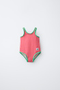 Zara 2-6 ЛЕТ/ КУПАЛЬНИК В КЛЕТКУ CASA LAWA X KIDS 543431696-620-24