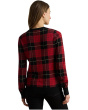 Plaid Cotton-Blend Sweater