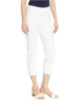 Chloe Pull-On Crop Rolled Cuff in Bright White