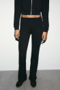 Zara БРЮКИ-КЛЕШ ИЗ ФЕЛЬПА 503783135-800-2