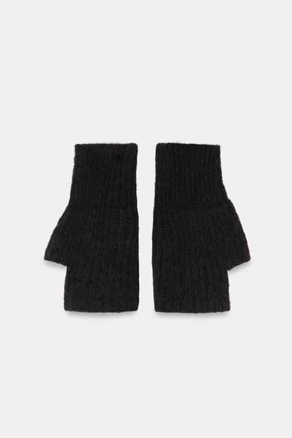 Zara ВЯЗАНЫЕ ПЕРЧАТКИ С КОРОТКИМИ РУКАВИЦАМИ 503419542-800-3