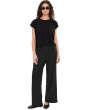 Ribbed Knit Wide Pants