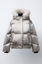 Zara МЕТАЛЛИЗИРОВАННЫЙ ВОДО- И ВЕТРОЗАЩИТНЫЙ ПУХОВИК С СИСТЕМОЙ RECCO® (80% ПУХА, 20% ПЕРЬЕВ) ЛЫЖНАЯ КОЛЛЕКЦИЯ 495680139-307-7