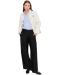 Blazer Quilt Contrast Lrl Embroid