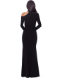 Long Sleeve One Shoulder Cutout Dress