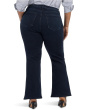 Plus Size Ana High-rise Fab Ab Flare-Baby Double Needle All Over