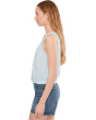 Lace-Insert Pintuck Sleeveless Top