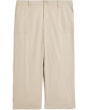 Plus Wide Leg Cropped Cargo