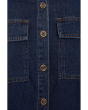 Channing-Button Front Shirt Long Sleeve with Contrast Thread