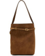 Madewell Женская сумка-ведро Essentials из замши с поясом