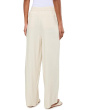 Mid-Rise Pull-On Drawstring Waistband Wide Leg Pants 30in Inseam