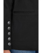 Super Stretch Ponte Blazer With Button Sleeve