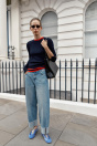 Zara БАЗОВЫЙ СВИТЕР ИЗ ТРИКОТАЖА ТЕМНО-синего ЦВЕТА