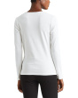 Cotton-Blend Long-Sleeve Top