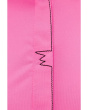 Full Zip Front Pointed Collar Contoured Seams