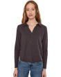 Long Sleeve Easy Polo Tee