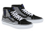 VANS Кроссовки в полоску со шнуровкой/черный/белый