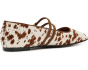 The Greta Double-Strap Ballet Flat in Haircalf