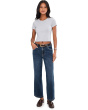 Pattie High-Rise-Straight Leg Five-Pockets in Happy