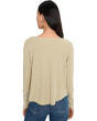 Long Sleeve Dropped Armhole Oversized Top