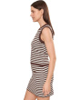 Alessia Teddy Stripe Crew Neck Tank